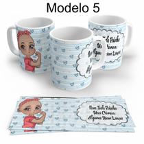Caneca Em Porcelana Dia Da Mulher-325ML