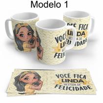 Caneca Em Porcelana Dia Da Mulher-325ML