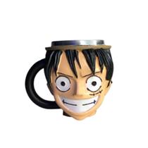 Caneca em Resina 3D Luffy One Piece 200 Ml - Presente