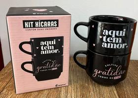 Caneca Empilhada Dupla Cultivar a Gratidão Caneca Empilhada Dupla Cultivar a Gratidão