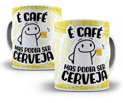 Caneca Engraçada Meme Flork È Café Mas Podia Ser Cerveja Caneca Engraçada Meme Flork È Café Mas Podia Ser Cerveja