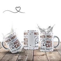 Caneca Engraçada Professora Muita Prova Para Corrigir + Café Para Resolver Caneca Engraçada Professora Muita Prova Para Corrigir + Café Para Resolver