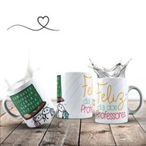 Caneca Engraçada Professores Cem Vosse Iscrever Ceria Bem Maiz Dificiu Com Caixa De Presente