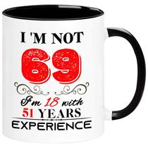 Caneca ERYUWOZA 1955 69º aniversário para mulheres e homens Xícara de café de 325 ml