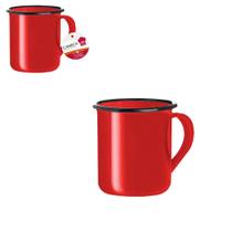 Caneca Esmaltada 150ml Art House