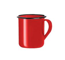 Caneca Esmaltada 350 Ml Vermelha