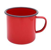 Caneca Esmaltada 670ml Vermelha em Inox Caneca Esmaltada 670ml Vermelha em Inox