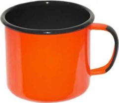 Caneca esmaltada 70ml - Nº4.5 Ewel - Laranja