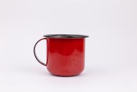 Caneca Esmaltada 70ml Vermelha