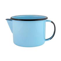 Caneca Esmaltada com Bico Azul Vintage - 1 L