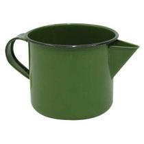 Caneca Esmaltada de 1 Litro com Bico e Alça Caneca Fervedor Retro