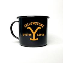 Caneca Esmaltada Estampa Yellowstone