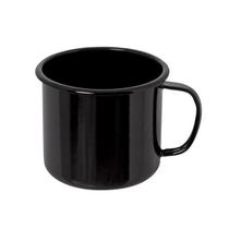 Caneca Esmaltada Mãe Ágata Ewel 0,160L - Preto