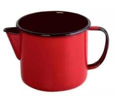 CANECA ESMALTADA Nº12 COM BICO LISO 1 LITRO INDUÇÃO E A GAS ESMALTADOS SILVA CANECA ESMALTADA Nº12 COM BICO LISO 1 LITRO INDUÇÃO E A GAS ESMALTADOS SILVA