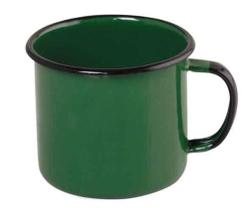 Caneca esmaltada Nº8 Ewel - Verde