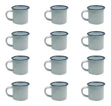 Caneca Esmaltada Retro 350ml Vintage Jogo 100 Pcs Caneca Esmaltada Retro 350ml Vintage Jogo 100 Pcs