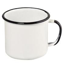 Caneca Esmaltado 160 ml Branca Ewel