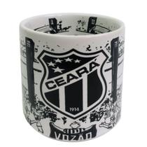 Caneca Estádio do Vozao 360 ML Cerâmica Ceara Licenciada Branco