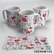 Caneca Estampada Love Te Amo Amor