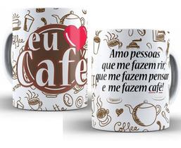 Caneca Eu Amo Café - Mega Oferta!!! - NG Decor Canecas