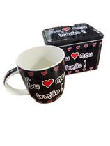 Caneca Eu Amo Meu Irmão Na Lata (opção) 300ml- Happy Days Caneca Eu Amo Meu Irmão Na Lata (opção) 300ml- Happy Days