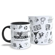 Caneca Eu Amo Ser Professora Personalizada por Matéria