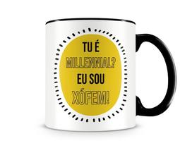 Caneca eu sou xófem preta
