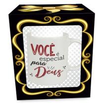 Caneca Evangélica Branca Sortida 320mL