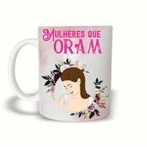 Caneca Evangélica Mulheres Que Oram de Plástico Rígido