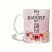 Caneca Evangélica NaCruz Ele Morreu de Plástico Rígido