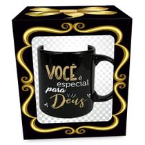 Caneca Evangélica Preta Sortida 320mL Caneca Evangélica Preta Sortida 320mL