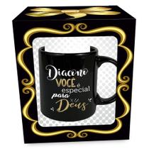 Caneca Evangélica Preta Sortida 320mL Caneca Evangélica Preta Sortida 320mL