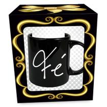 Caneca Evangélica Preta Sortida 320mL
