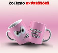 Caneca expressões faciais desenho 01