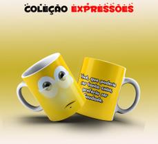 Caneca expressões faciais desenho 08