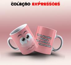 Caneca expressões faciais desenho 10 Caneca expressões faciais desenho 10