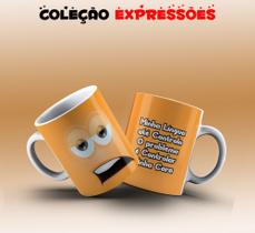 Caneca expressões faciais desenho 15