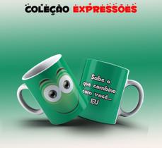 Caneca expressões faciais desenho 18 Caneca expressões faciais desenho 18