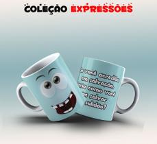 Caneca expressões faciais desenho 19