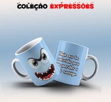 Caneca expressões faciais desenho 22