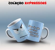 Caneca expressões faciais desenho 30