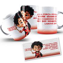 Caneca Exu Mirim Coleção Orixás Umbanda Candomblé 325ml