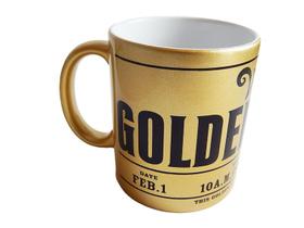 Caneca Fantástica Fábrica Wonka golden ticket