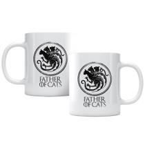 Caneca Father Of Cats Studio Geek