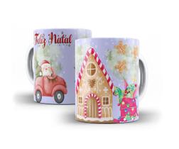 Caneca Feliz Natal Casa De Doces 325Ml - 09747