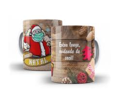 Caneca Feliz Natal Estou Longe Cuidando De Você - 05958