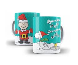 Caneca Feliz Natal Merry Christmas Snoopy Charlie Brown