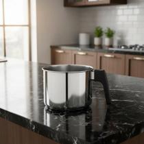 Caneca Fervedor Leite Café Inox 2 Litros Cabo De Baquelite Caneca Fervedor Leite Café Inox 2 Litros Cabo De Baquelite