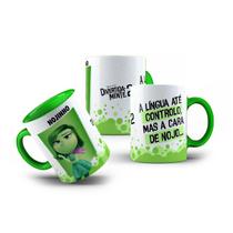 Caneca Filme Divertida Mente 2 Emoção Personagem Nojinho Caneca Filme Divertida Mente 2 Emoção Personagem Nojinho