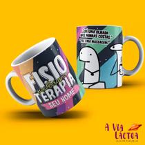 Caneca fisioterapia flork - personalizada com nome - sublime